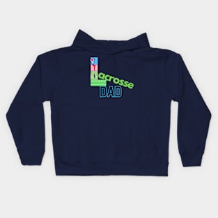 Lacrosse dad Kids Hoodie